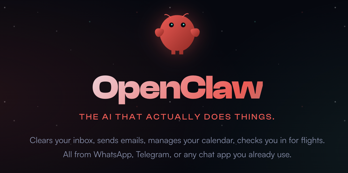 OpenClaw main page