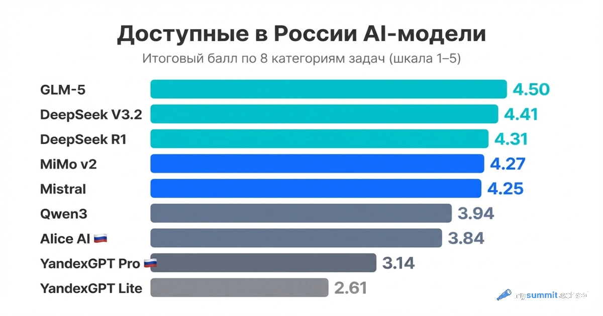 Рейтинг AI-моделей по управленческим задачам